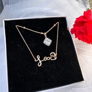 Leo Zodiac Necklace Set